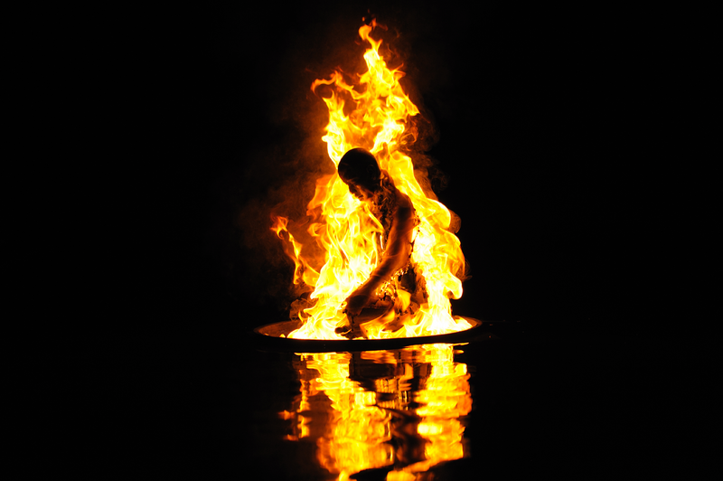 Burning Buddha