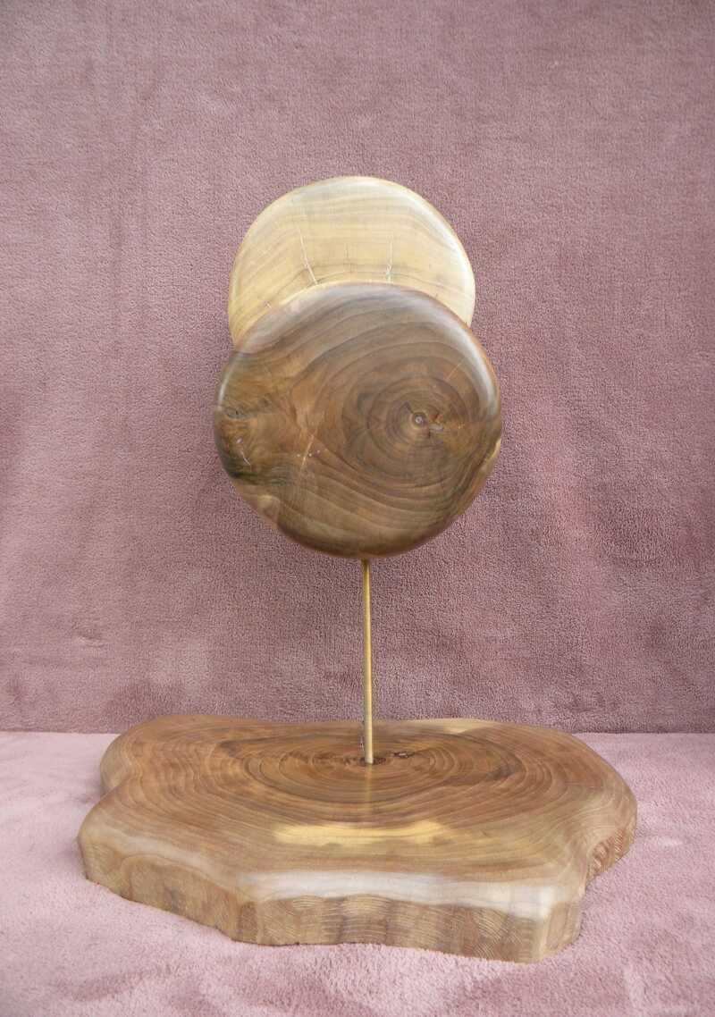 “Eclipse”,  walnut wood,  HeightWidthDepth  54 x 45 x 37 cm, carved © 2022.JPG