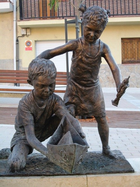 12. Dezember: Pedro Requejo Novoa, "El Soldadito de plomo", 2005, Bronzeskulptur