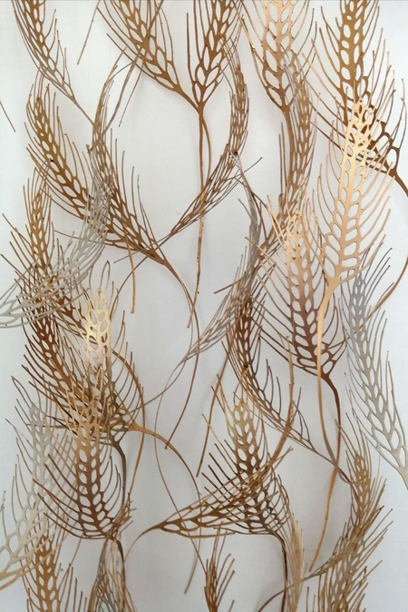 23 December: Marian Smit, "Corn", paper, 150 x 65 x 30 cm