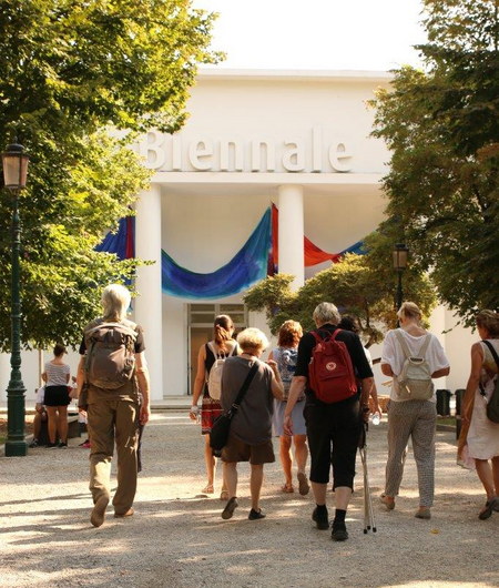 Entrance of the Italian pavilion in Giardini, 2015