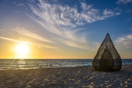 Sally Stoneman, Flame, Sculpture by the Sea, Cottesloe 2019 ©Clyde Yee