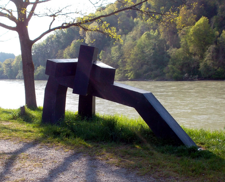 Helmut Karow, o.T. [Die Spinne] , Bronze, Wasserburg Skulpturenweg, o.J.