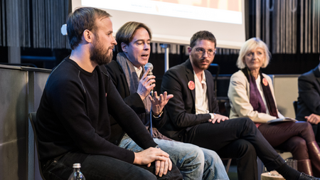 Moritz Ostruschnjak, Martin Gessmann, Alexis Zurflüh and Petra Herrmann