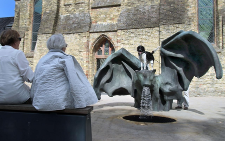 Johan Creten BE, De Vleermuis, city of Bolsward, 11 Fountains.