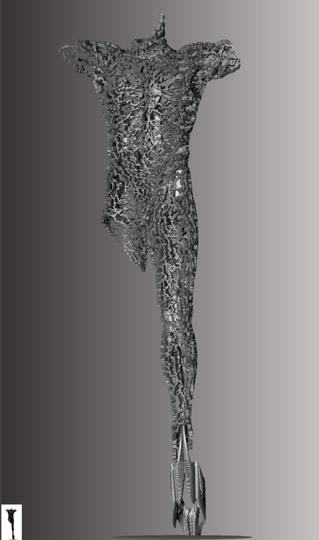 3D Digital CAD Image created in Zbrush