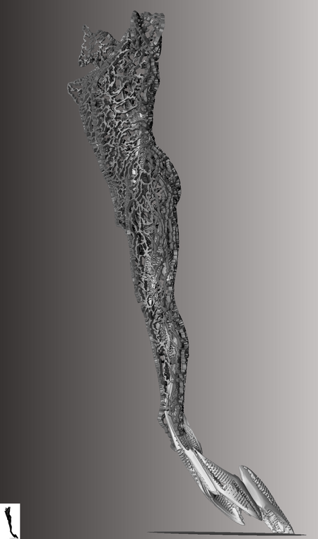 3D Digital CAD Image created in Zbrush