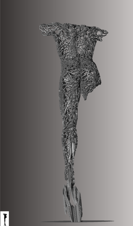 3D Digital CAD Image created in Zbrush