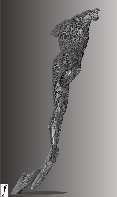 3D Digital CAD Image created in Zbrush