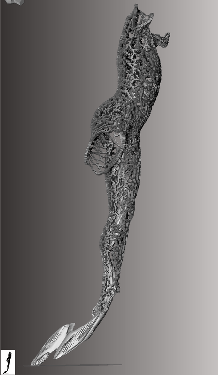 3D Digital CAD Image created in Zbrush