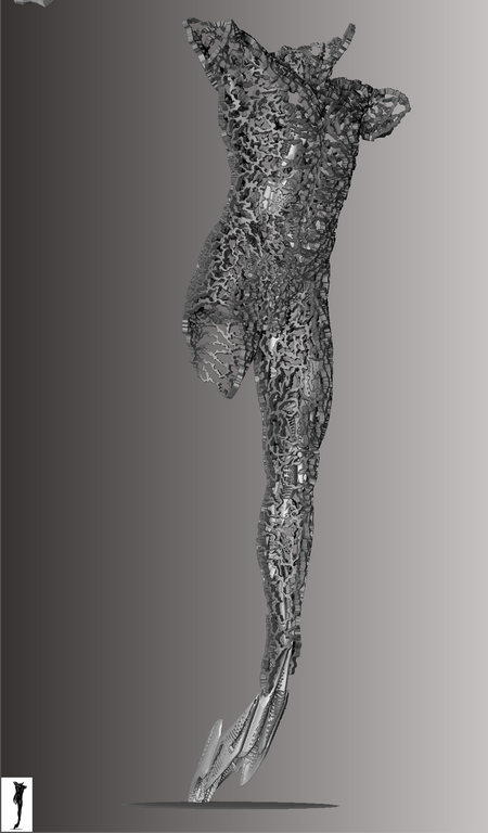 3D Digital CAD Image created in Zbrush