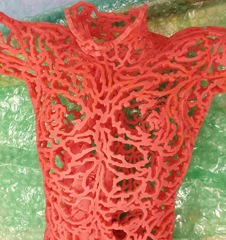 3D Printed Wax Polymer for Bronze Casting