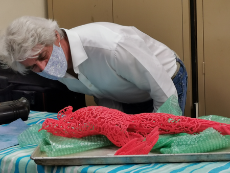 3D Printed Wax Polymer at the foundry ArtCast Ontario, Canada