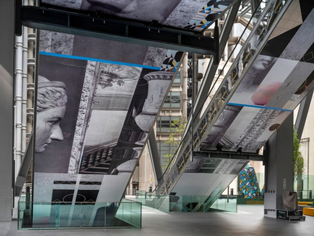 Claudia Wieser, Generations 2 2022, vinyl, dimensions vary, photo Nick Turpin Sculpture in the City London