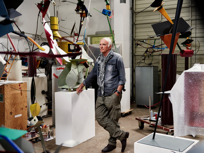 Auke de Vries 1973 in his Studio The Hague, NL Photo Piet Gispen Sculpture Network's Online Club The Legacy.jpeg