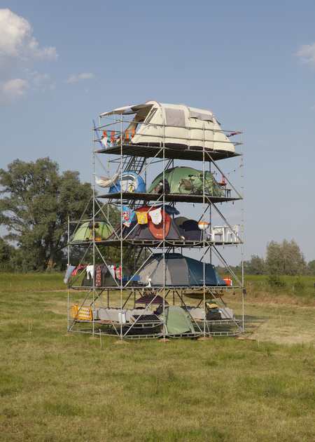 Willem de Haan, Highrise Camping ‘Nature City’, 2023, IJsselbiënnale NL