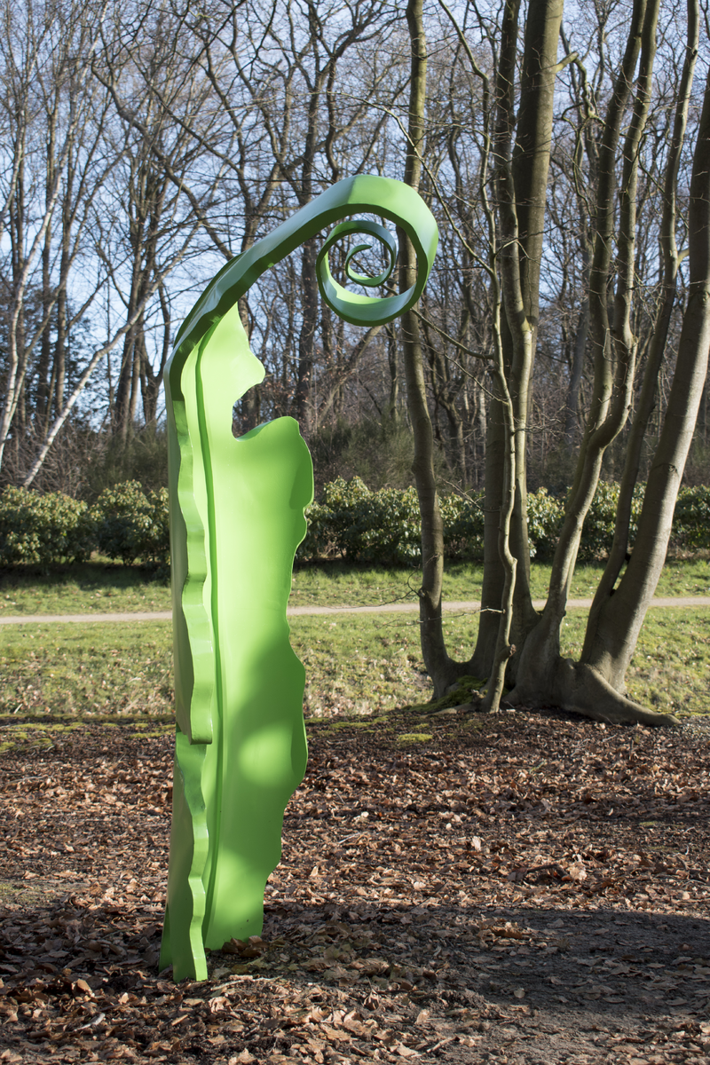 Josua Wechsler l Fern Circle  l 2023 l aluminium varnish l Foto Josua Wechsler