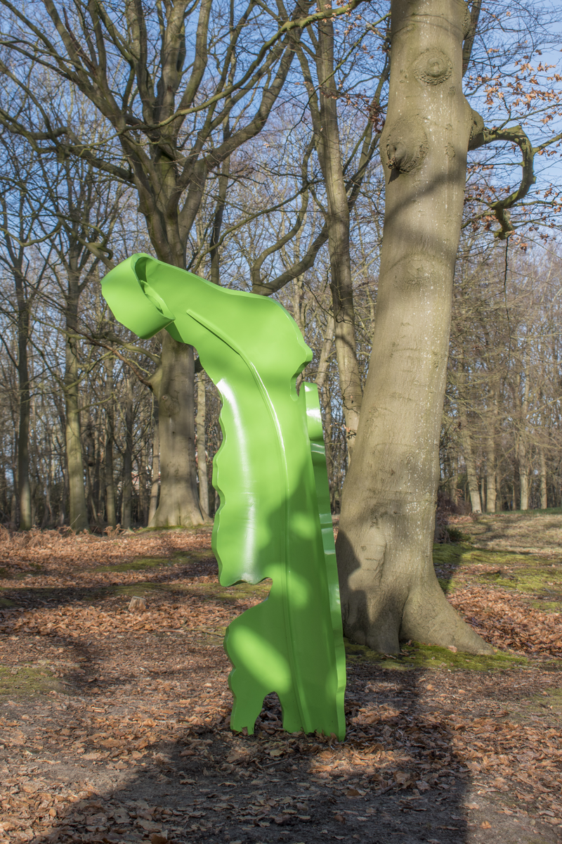 Josua Wechsler l Fern Circle  l 2023 l aluminium varnish l Foto Josua Wechsler