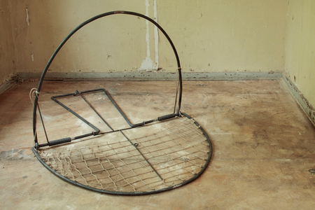 Eva Koťátková: Out of sight, 2015. metal, string ball. Notes:124 x 203 x 90 cm. Courtesy of the artist and Meyer Riegger © Ludger Paffrath