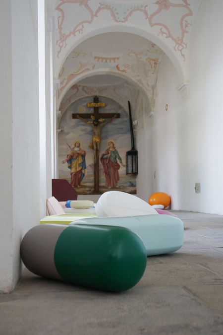 Katharina Bierreth-Hartungen, Things as they are, im kloster.<br />Foto Almute Grossmann-Naef