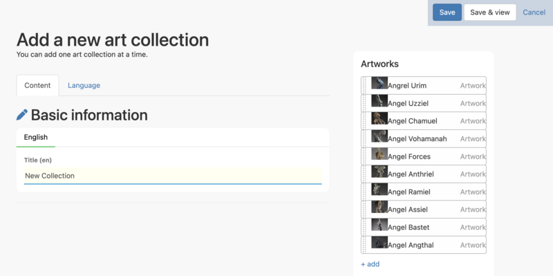 How to add Collections 2