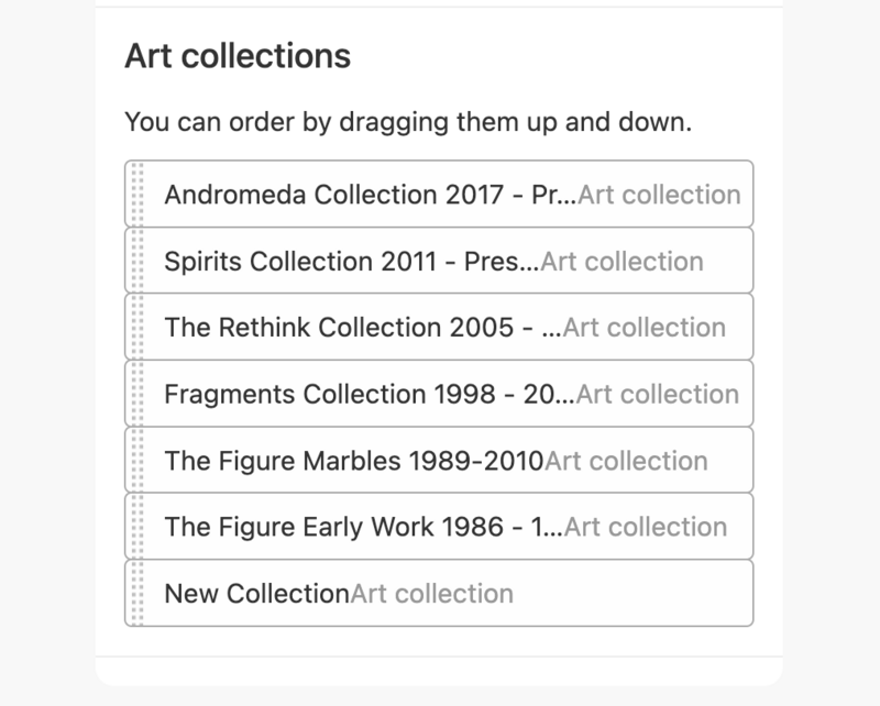 How to add Collections 6