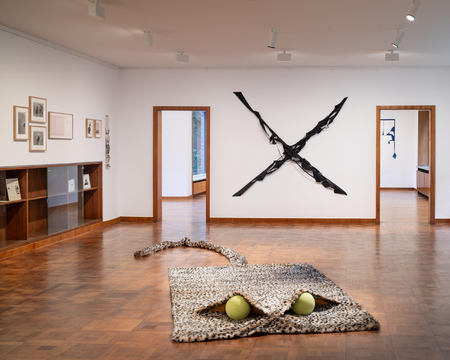 View of Marion Baruch: Social Fabric, Haus Lange, Kunstmuseen Krefeld, Krefeld, Germany, 2024. © the artist, Galerie Urs Meile, Beijing-Lucerne and Sommer Contemporary Art, Tel Aviv-Zurich. Photo: Dirk Rose.