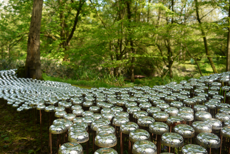 Ronald van der Meijs, 'Sound Architecture 5' detail. Images courtesy of The Hannah Peschar Sculpture Garden.