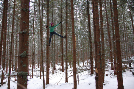 Cecylia Malik, Tree 125, Swierk, 27.01.2010, Lapsze Nizne Photo Piotr Dziurdzia