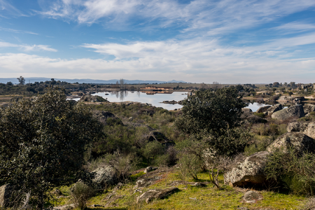 Museo Vostell Malpartida in the landscape of Los Barruecos