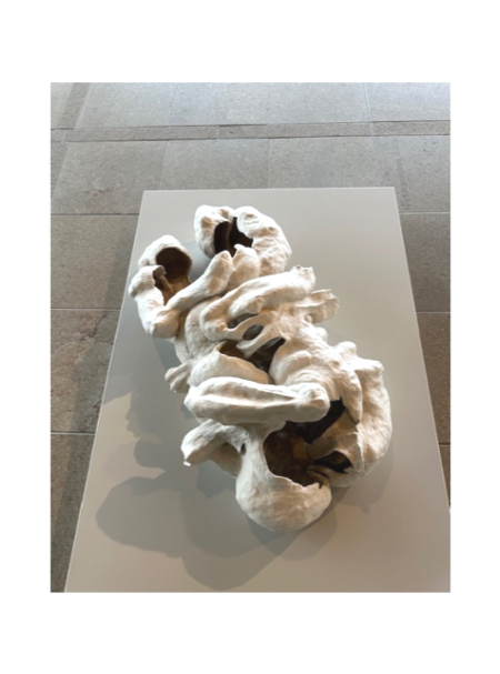 Karin Arink, “Twist in my sobriety, 2011, unfired terra sigilata, photo Yke Prins