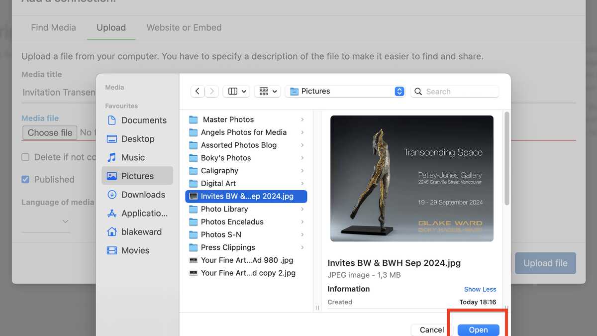 Finder window
