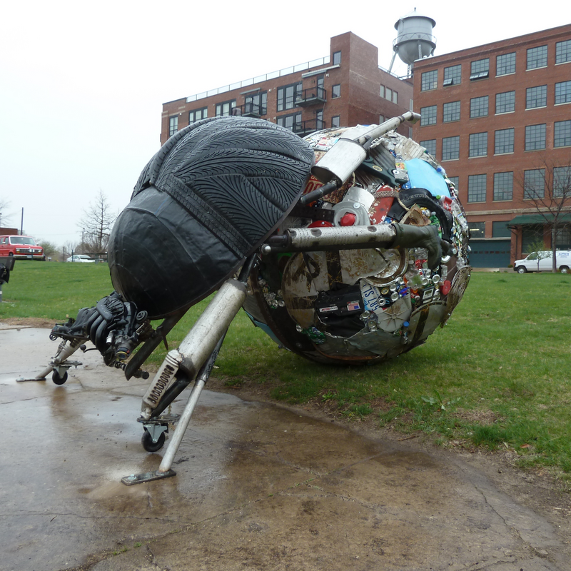 Recycling public art sculpture
