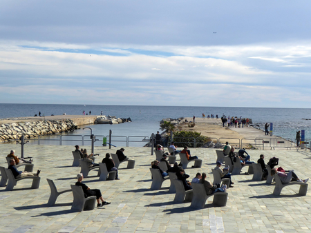 Bogatell beach (general view)