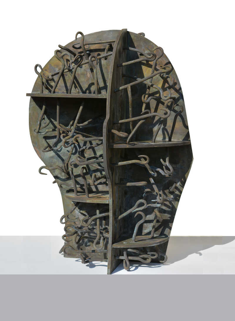 Open Head III, brass, 2015