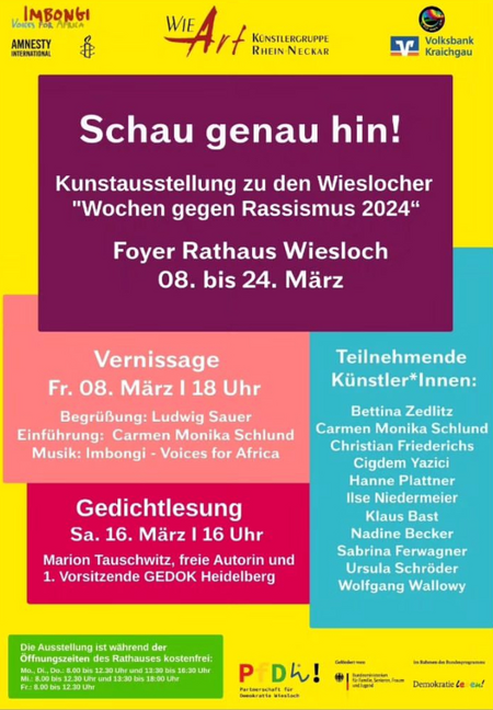 "Schau genau hin"-Flyer