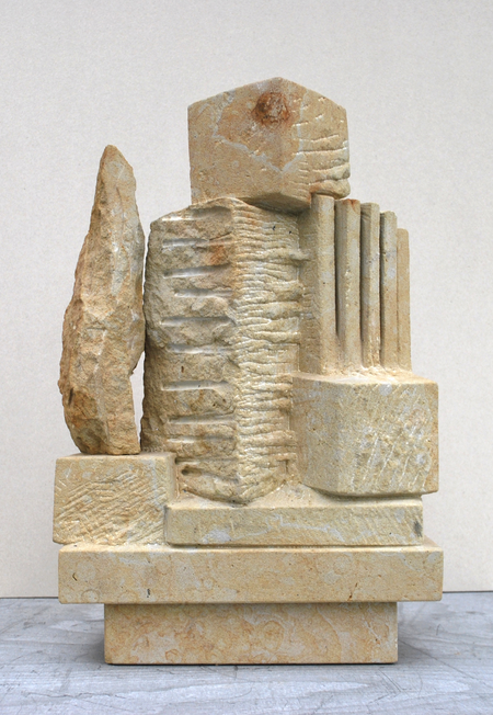 Karl G. Möpert, Natursteine, 1997, Reinhardtsdorfer Sandstein, 45 × 30 × 15 cm