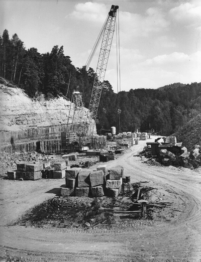 Steinbruch Reinhardtsdorf. Foto: Privatarchiv.