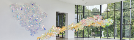 Berta Fischer, installation view "Into Space", Haus am Waldsee, 2020, Photo: Roman März