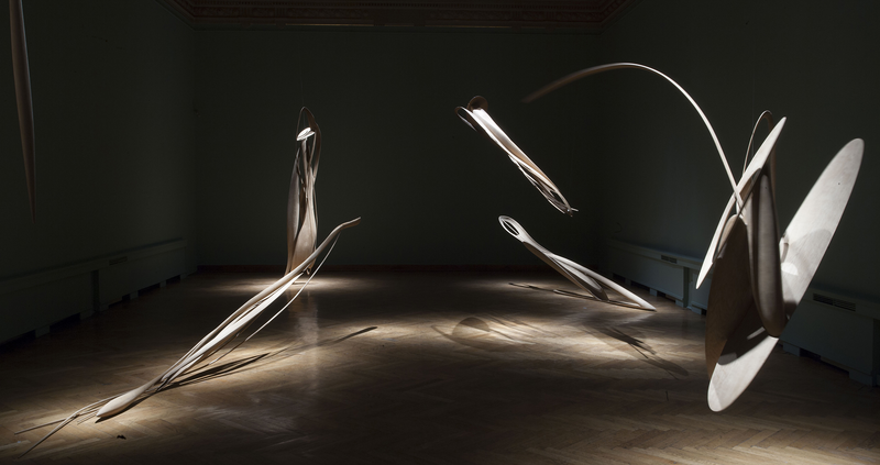 Mirko Zrinšćak, Untitled, Forms of space, Art pavilion in Zagreb, 2008.<br />Photo: Darko Bavoljak