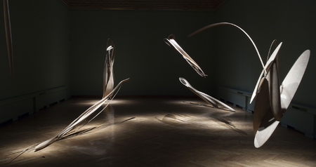 Mirko Zrinšćak, Untitled, Forms of space, Art pavilion in Zagreb, 2008.<br />Photo: Darko Bavoljak