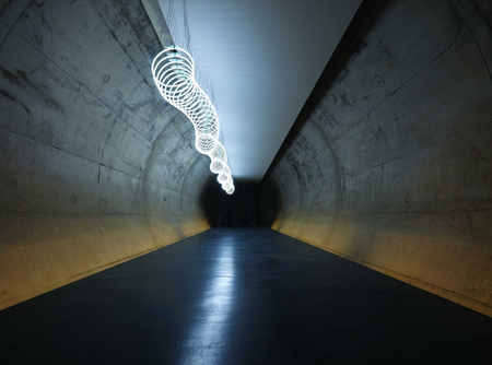 Arp Tunnel: Schlange Kaa von Trautmann. Foto Wolfgang Günzel