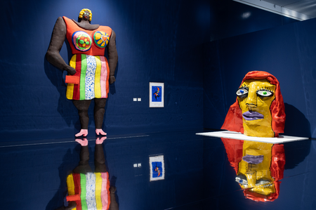 Installationsansicht, Niki. Kusama. Murakami. Love You for Infinity, Sprengel Museum Hannover, 2025, Foto: Herling/Herling/Werner, Sprengel Museum Hannover