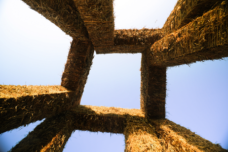 Water reed, bamboo, galvanized steel