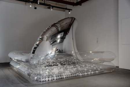 Inflatable, plastic ball, sound, speaker