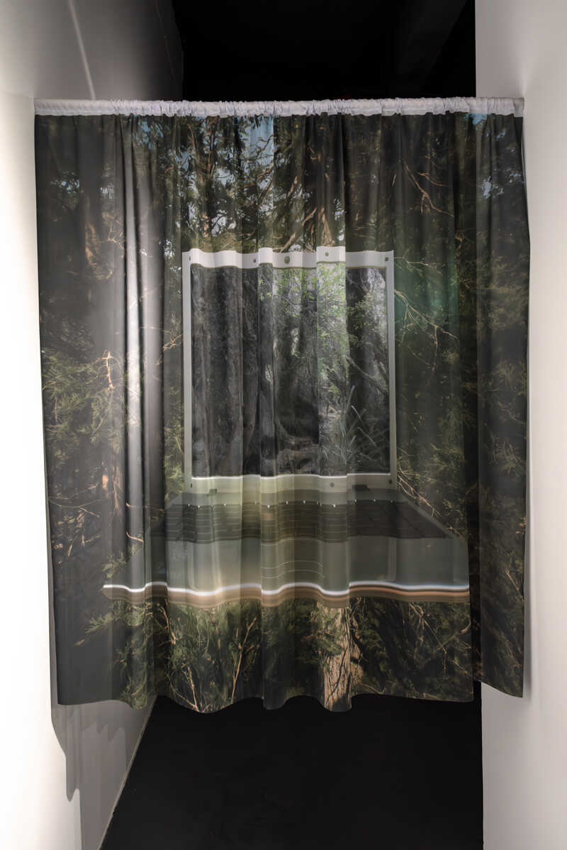 digital print on polyester mesh