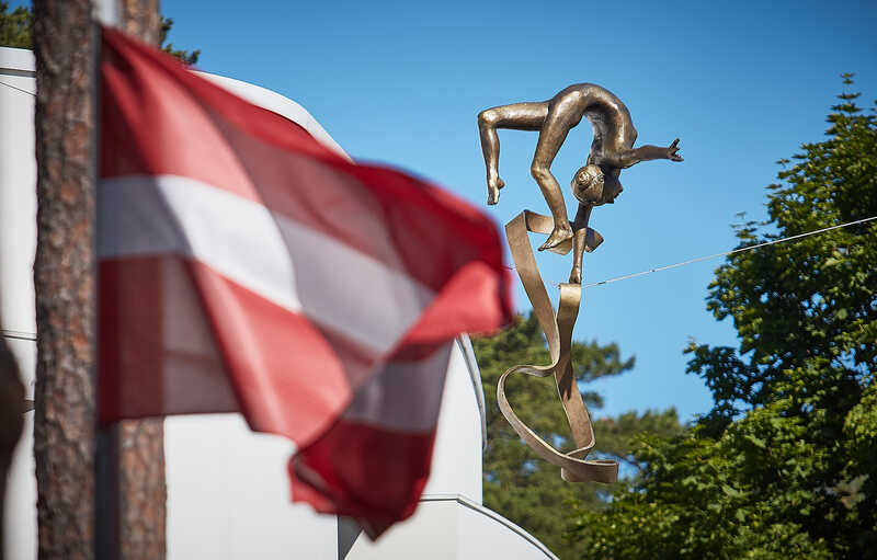 Gymnast with a Ribbon (Sash)