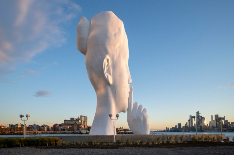 IF26 Jaume Plensa, Water’s Soul, 2020. Newport, Jersey City, NJ, US
