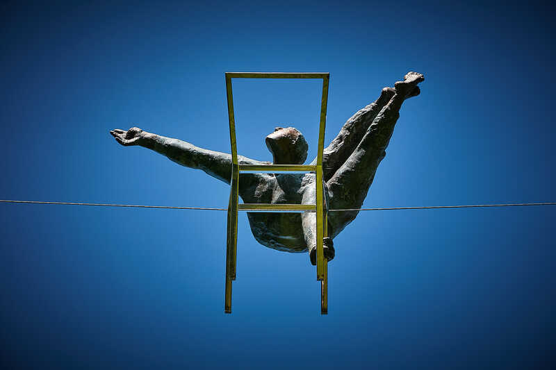 Acrobat with a Chair