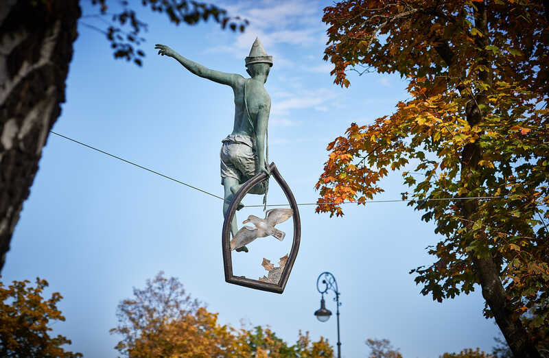 Boy with a Mirror (Frame)